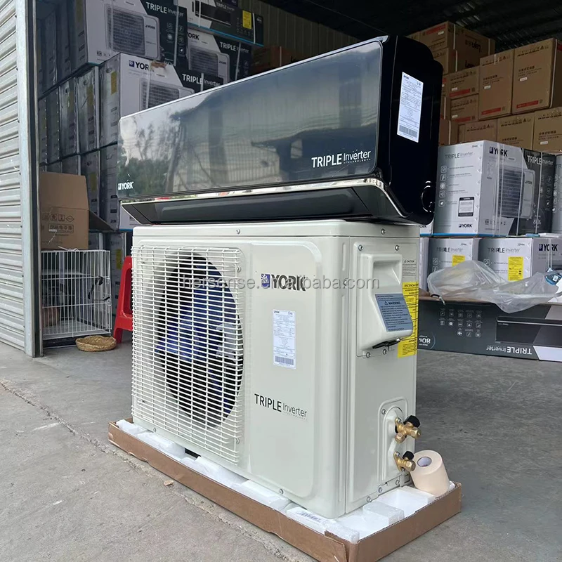 12000btu York triple inverter air conditioner ac mini split aircon wall unit climatiseur r410 black