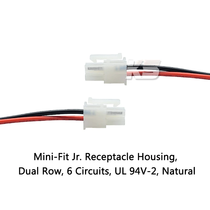 10 Stück Molex 39-01-2046 Stiftgehäuse 4pol Mini Fit 4 Polig 9A 600V Gehäuse eBa
