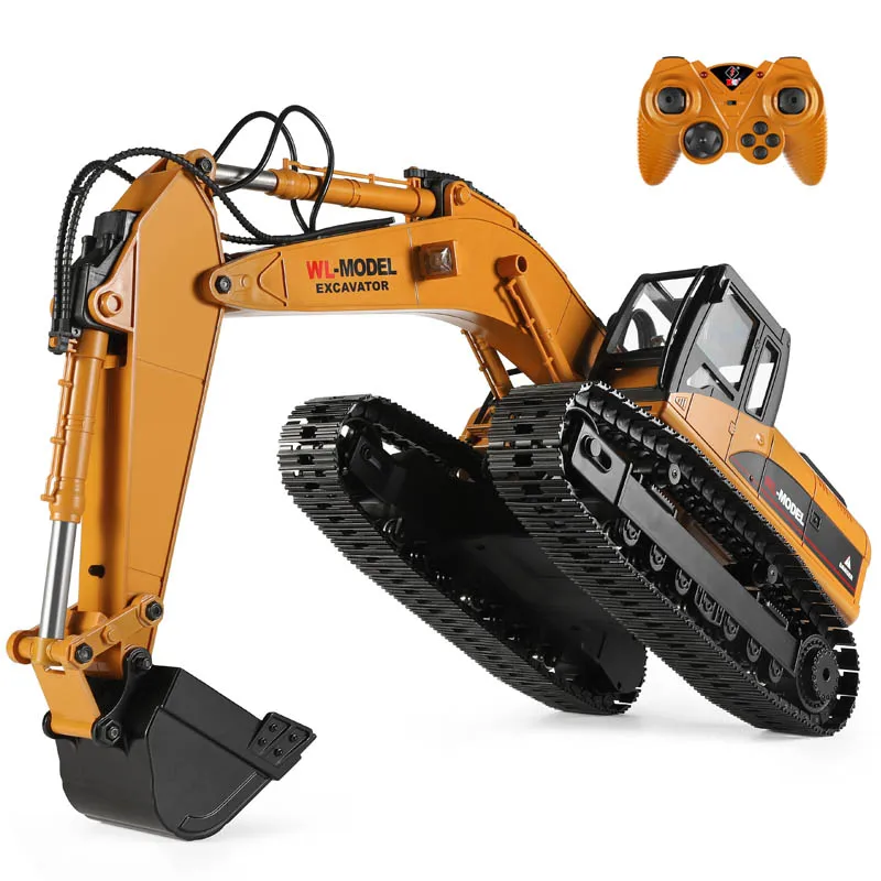 Wltoys 16800 1/16 RC Excavator Truck - 2.4G 23CH Metal Digger
