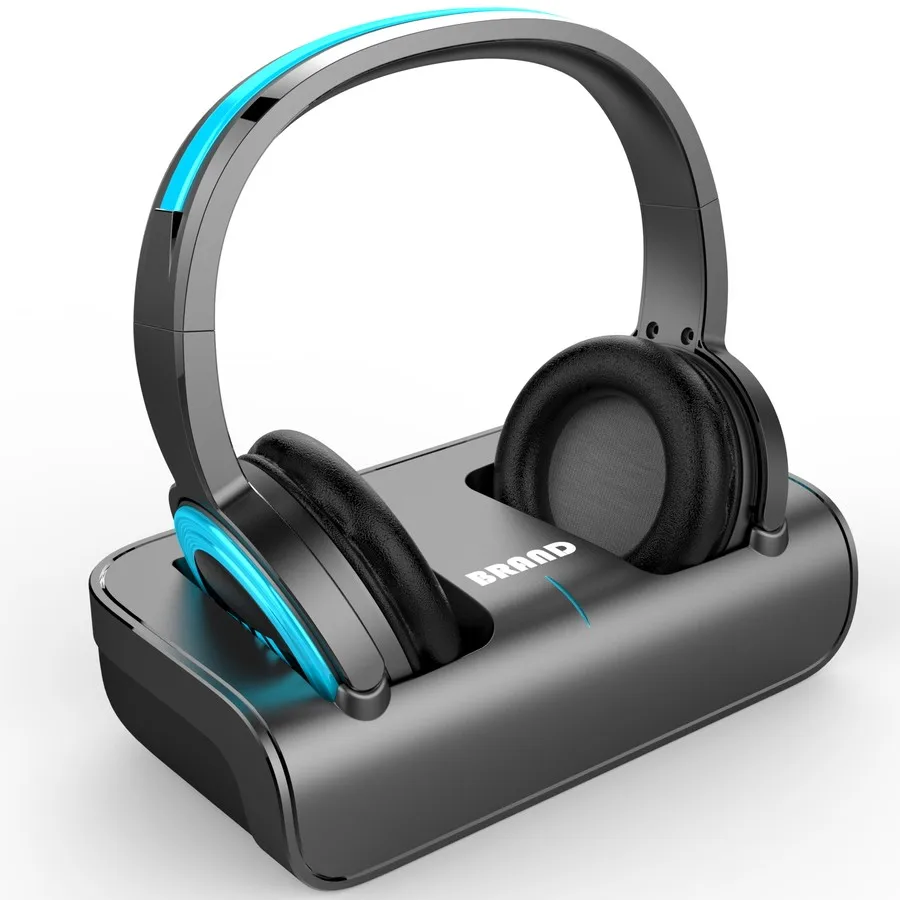 Senior YH770 TWS Wireless Over-Ear Headphone Noise Cancelling Optical Cable  Charging Dock LED Battery Indicator Open-Ear TV