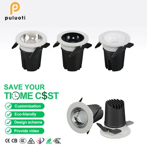 High-quality Aluminum Body with Led Recessed Spotlight, Featuring a Modern Design Suitable for Both Home and Commercial Settings