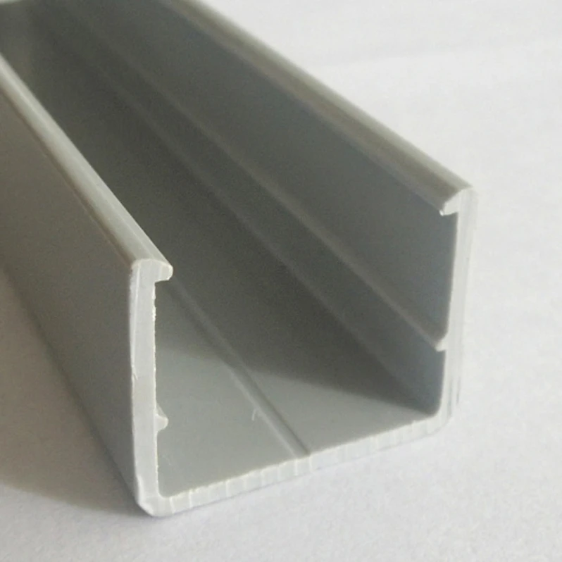 Customized U Shape Rigid PVC UPVC Plastic Extrusion Profile, Plastic U ...
