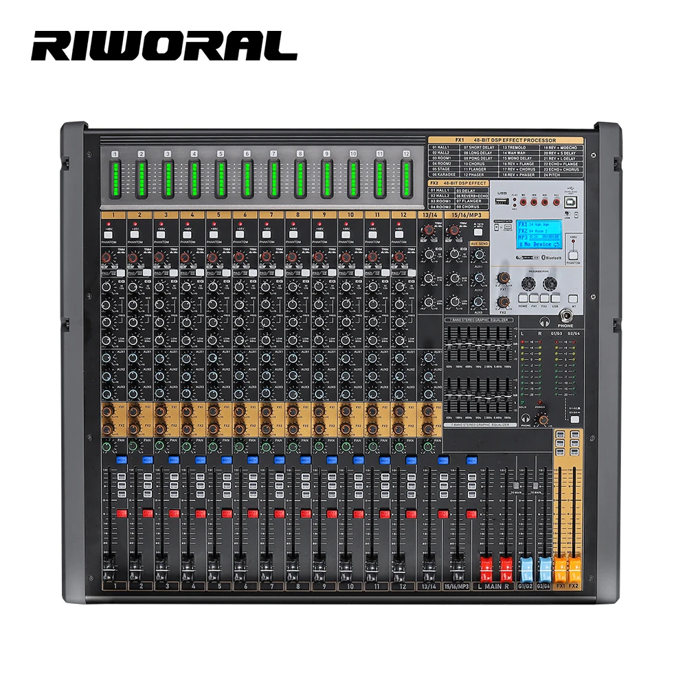 TFB-16 Professional 16 Channels Audio Mixer for Studio