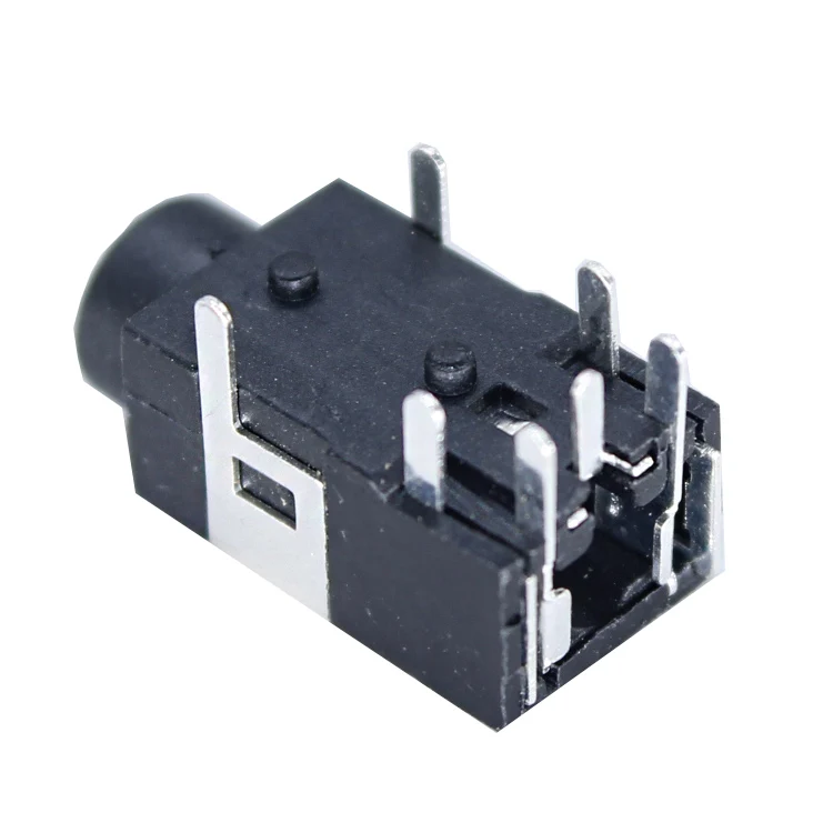 Низкая цена вертикальный 90 градусов 7 Pin Dip 3,5 мм аудио разъем 3,5 мм аудио разъем для телефона