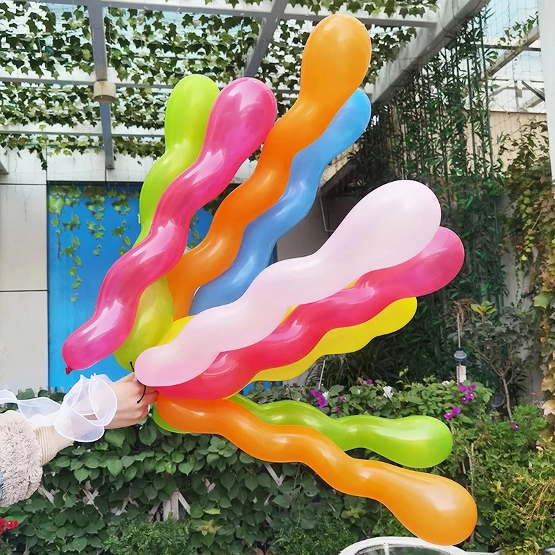 thumbnail image 2 of 500 Pcs 40 Inches KEF16 Latex Spiral Balloons - 9 Assorted Colors For 2 of 14