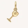 gold wine glass