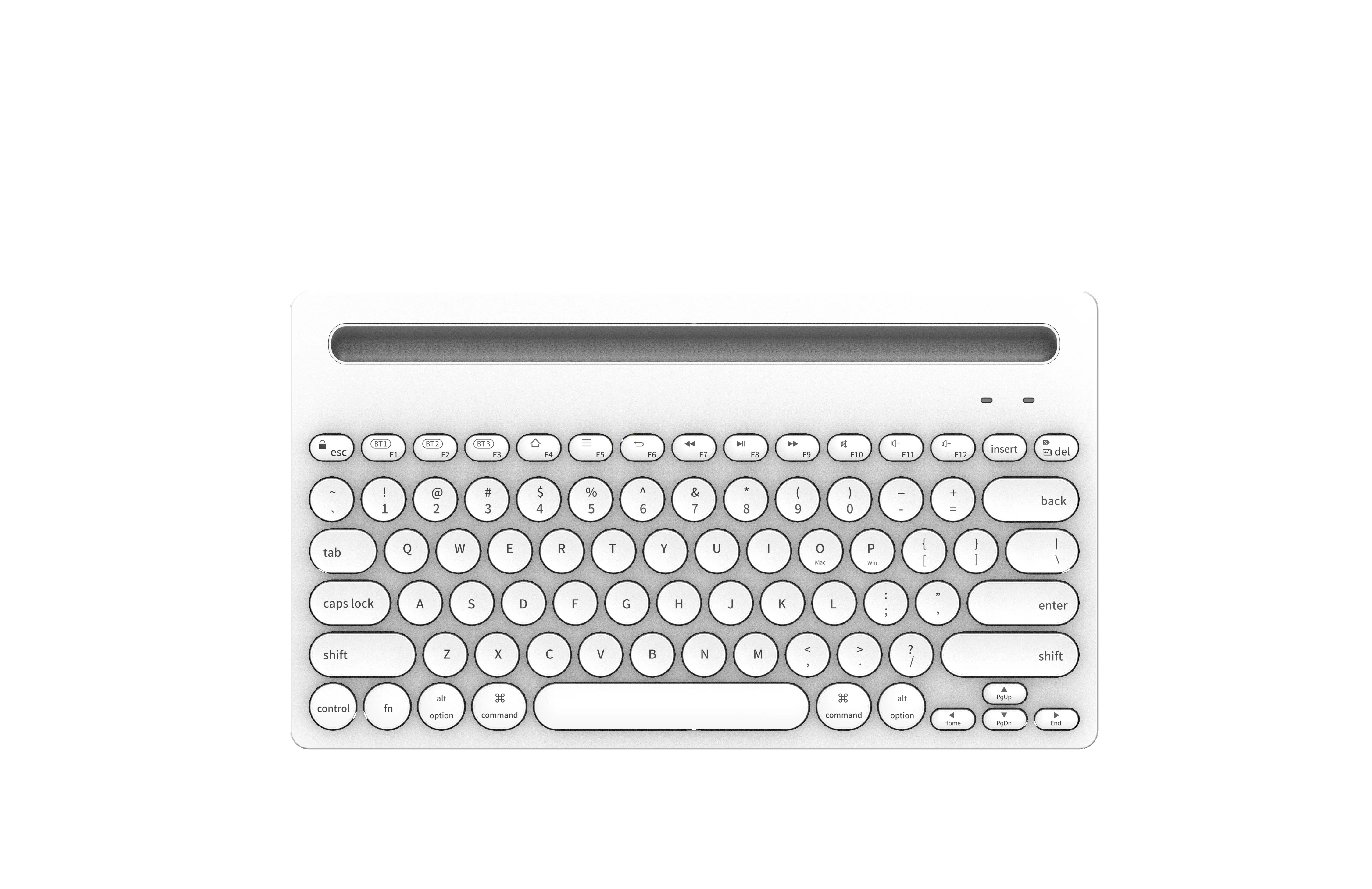 FD IK3381 Wireless Keyboard Dual Channel Multi Device Universal  Wireless Keyboard Portable Slim With 20m Connection