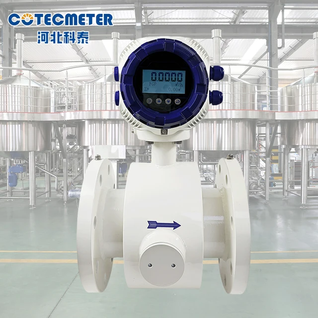 KETAI Sewage Water Mechanical Electromagnetic Flow Meter Totalizer