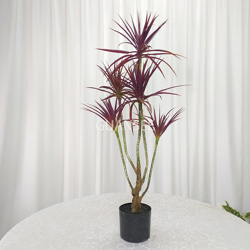Neues Produkt 3ft 4ft Dracaenas Marginata Fragrans Tropische Pflanze Blatt  dekoration Blut Drachen baum Knstliche Pflanzen| Alibaba.com