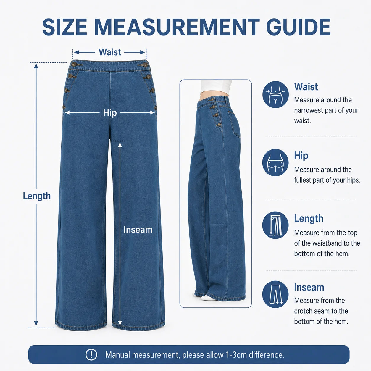 Size measurements