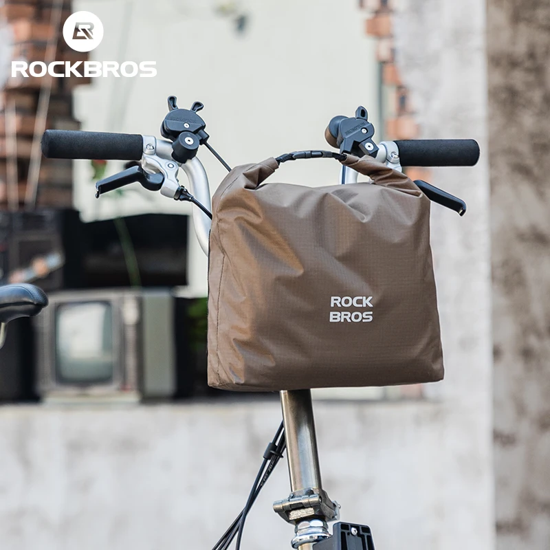 Rockbros Bicycle Handlebar Bags Waterproof Portable Bag For Folding