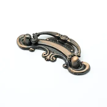 Classical style zinc alloy handle drawer cupboard shoe cabinet wardrobe door handle Chinese handle retro pull