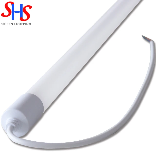 Светодиодная лампа-трубка IP65 rgb pc красная 18 Вт 4 фута водонепроницаемая пластиковая трубка t8 светло-розовая фиолетовая синяя