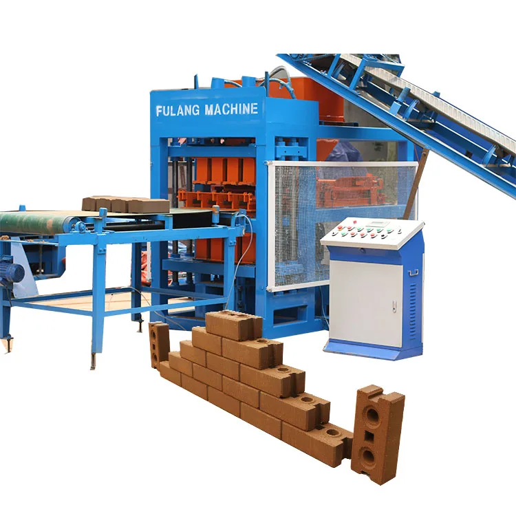 Automated Hydraulic Press Clay Mud Interlocking Block Machine