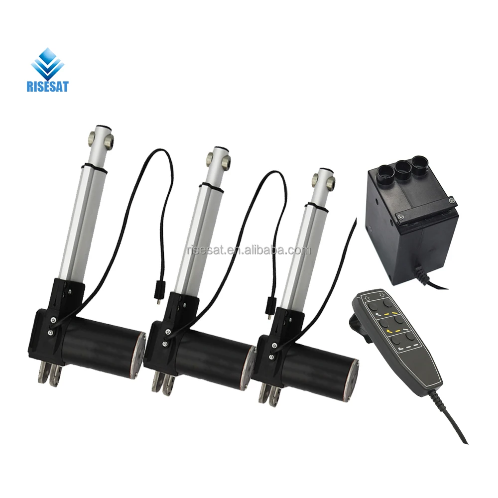 Electric Linear Actuator Lifting System For Beds With Controller And