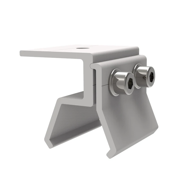 Solar Panel Mounting Brackets Standing Seam Roof Clamp Aluminum Mounting Solar Clamp Clip Lock