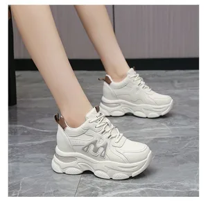 2026 Winter Lace-up Low-top Casual Sports White Simple Style Foreign Trade Hot Selling Women's Shoes
