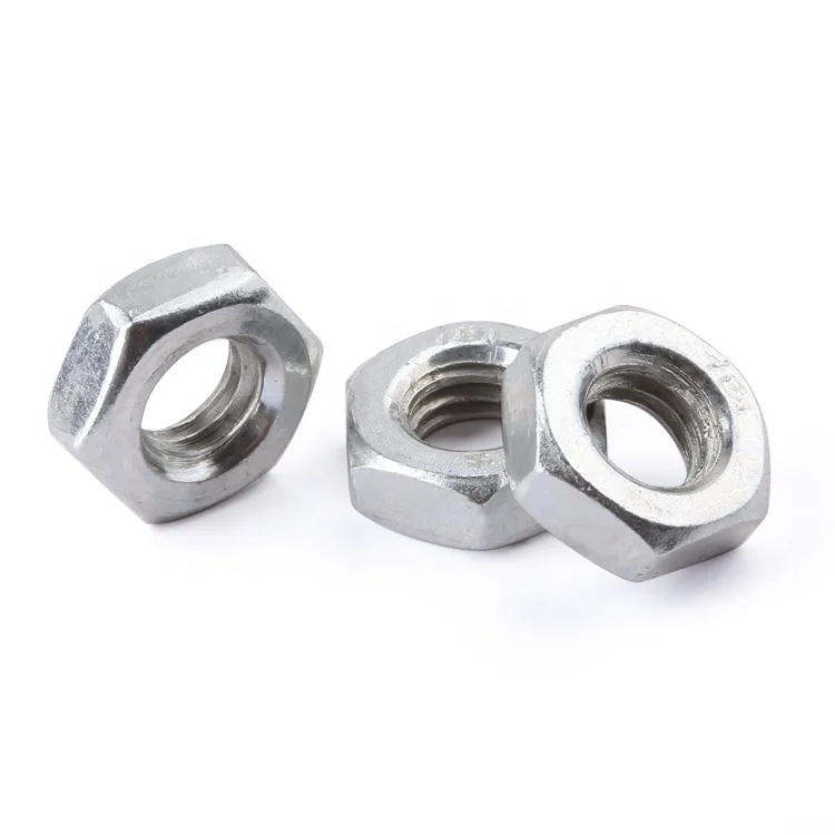 Fastener DIN 934 stainless steel 304 A2-50 A2-70 M2-M12 hexagon hex nut