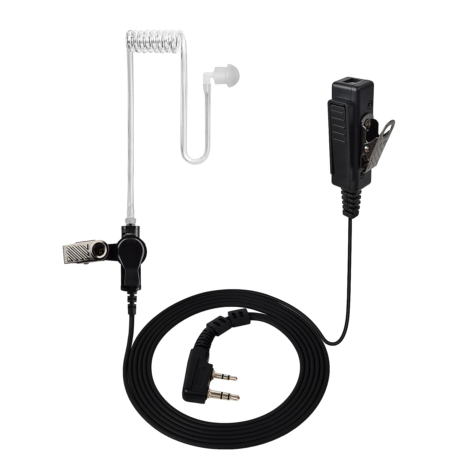 Acoustic Air Tube Earpiece Em-450453 with Big Round Ptt for Coach - China  Clear Tube Earpiece and Surveillance Kits Clear Air Tube Earpiec price