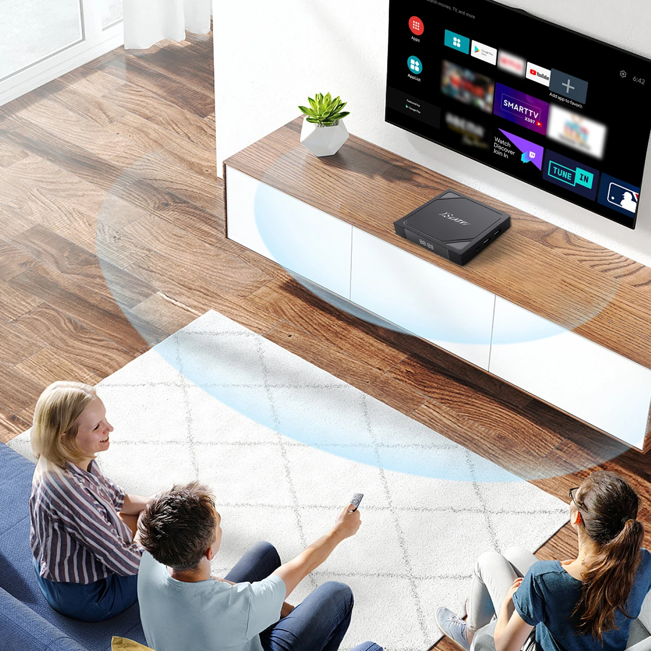 XS97 ATV Smart TV Box - 4K HD Android 10 Media Player