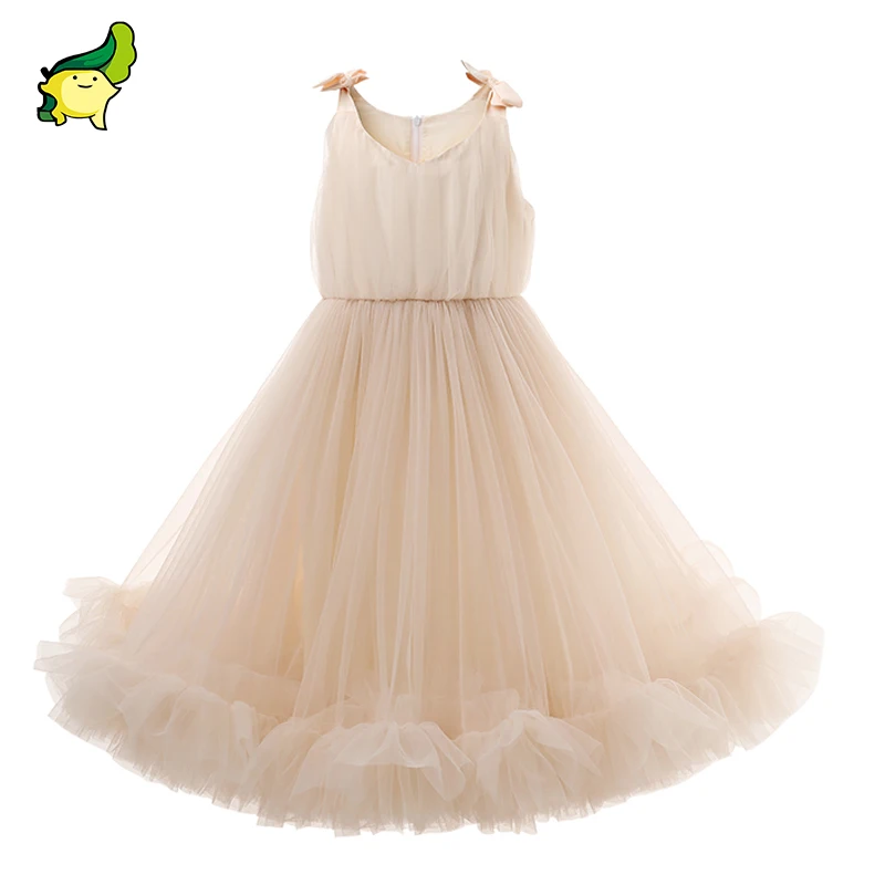 Summer Fashion Girl Party Dress 3-8 Years Weddings Host Evening - Main Image