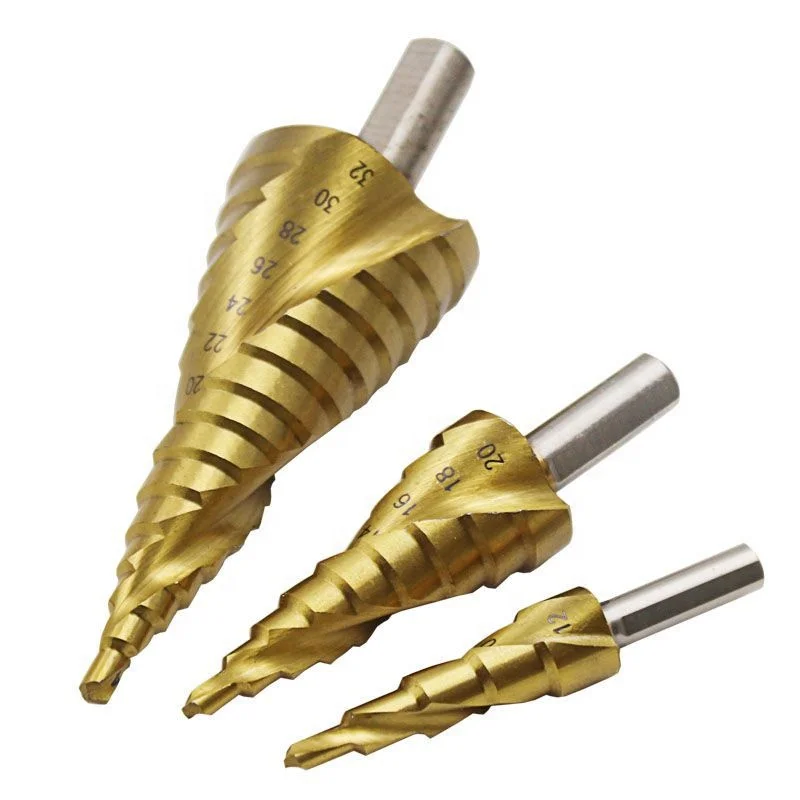 Solid Carbide/hss Twist Drill Bit,Step Drill Bit Set For Metalworking