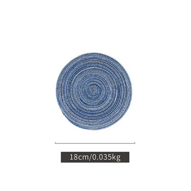 Japanese Handmade Kitchen Accessories Insulation Pads Table Plate Mat Coaster Thick Wove aperçu 8