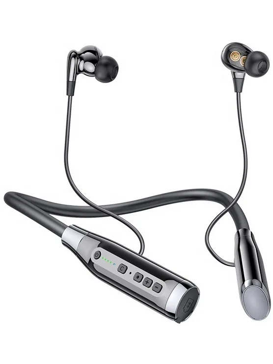 Long Battery Life Auriculares Sport Headset Noise Cancelling Wireless  Headphones Neckband Bluetooth Earphone