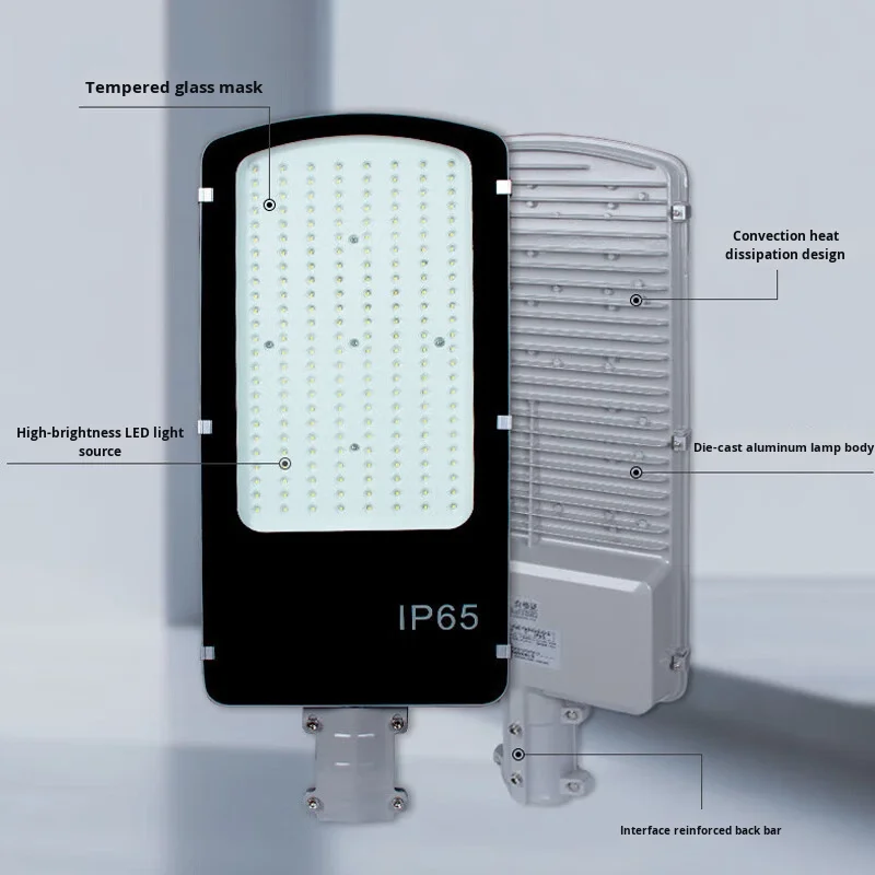 LED-pære udendørs IP65 vandtæt flodlys vejlampe 30 W 50 W 100 W 120 W 150 W 200 W LED-gadelampe