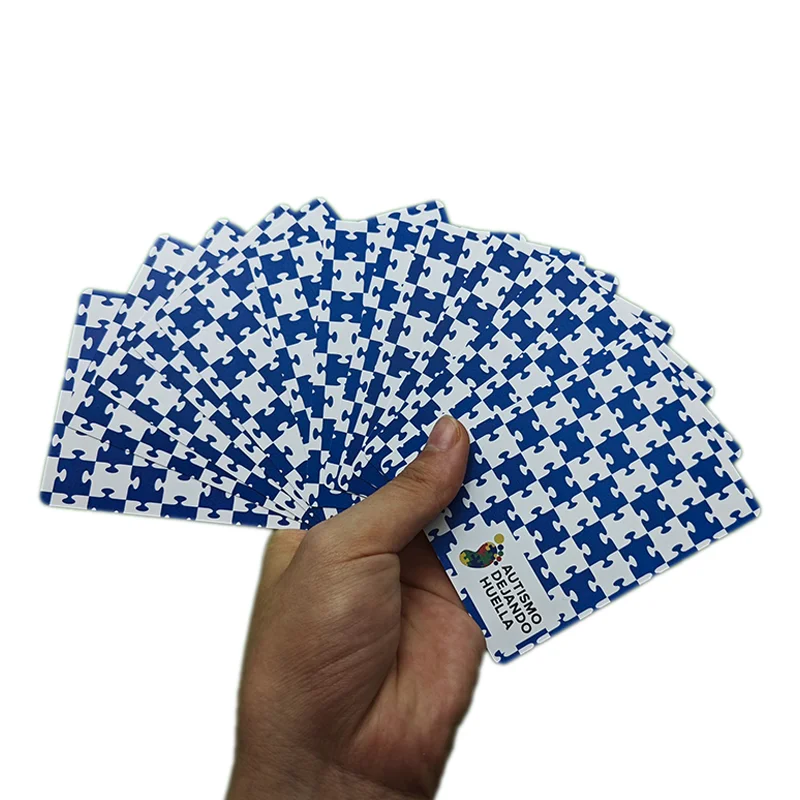 ポーカー用プラスチックトランプ 防水（赤・青10セット) カスタマイズ