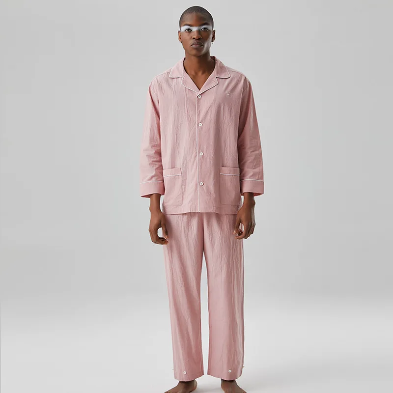 Pigiama Camicia Notte Uomo Lino Pigiama Da Uomo In Lino Kimono