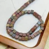 6x6mm red pine square beads/sticks
