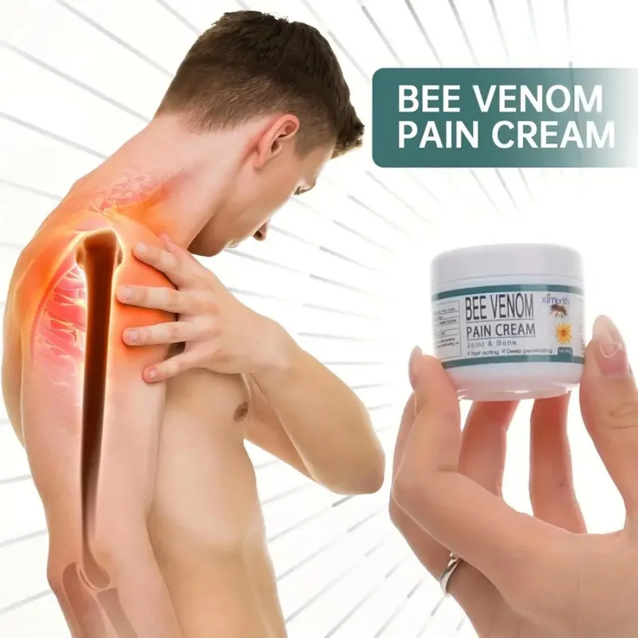 New Zealand Bee Venom Joint Relief Moisturizer, New Bee Venom Cream for Back, Neck, Hands, Feet Joints and More