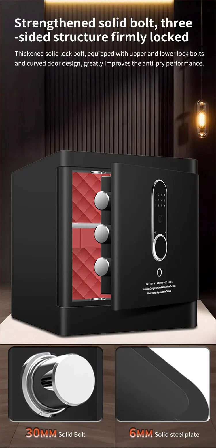 CEQSAFE Safe for Household and Office Use Intelligent Anti-Theft Feature Safe with TUYA APP WIFI Password details