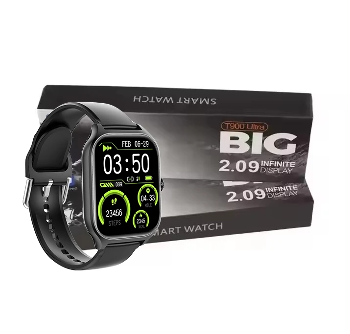 Ultra2 Pro Max T800 T900 Smart Watch 2.09 Inch Series 8 9 TFT Display Square Shape Answer Call Function