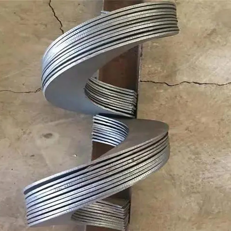 Sectional Helical Spiral Auger Blade Screw Flight Hydraulic detail photo BOBO Machine sectional helical spiral auger blade screw flight hydraulic shown in a detail photo for this news article