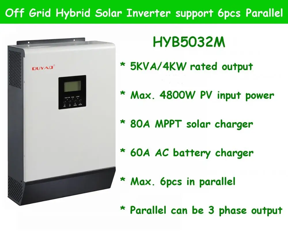 离网逆变器太阳能混合逆变器mppt 80a 5kva 4kw 48v Parallel Buy 太阳能混合逆变器mppt，离网逆变器，混合逆变器 Product On 8202