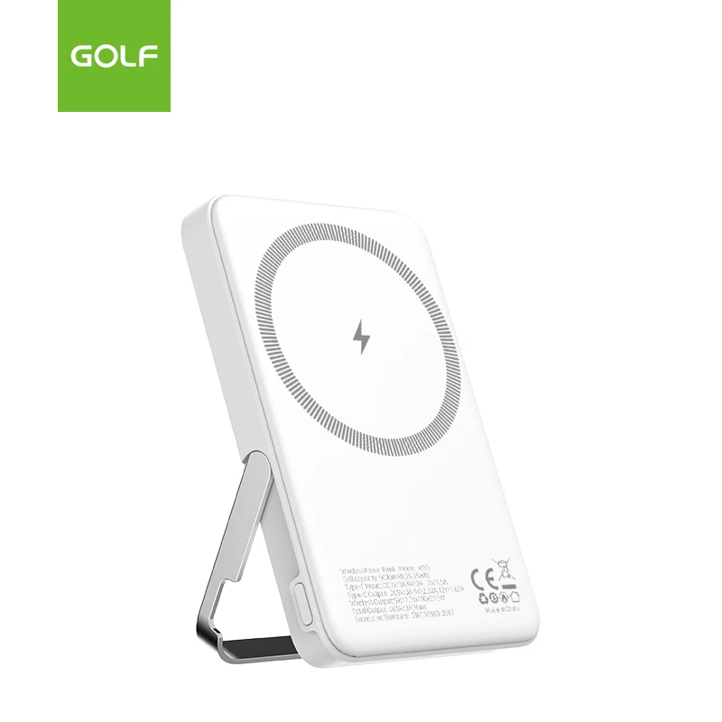 LCD Digital Lithium Small Power Banks Wholesale 22.5W Fast Charging Mobile Charger Wireless Magn Mini Power Bank 5000mAh