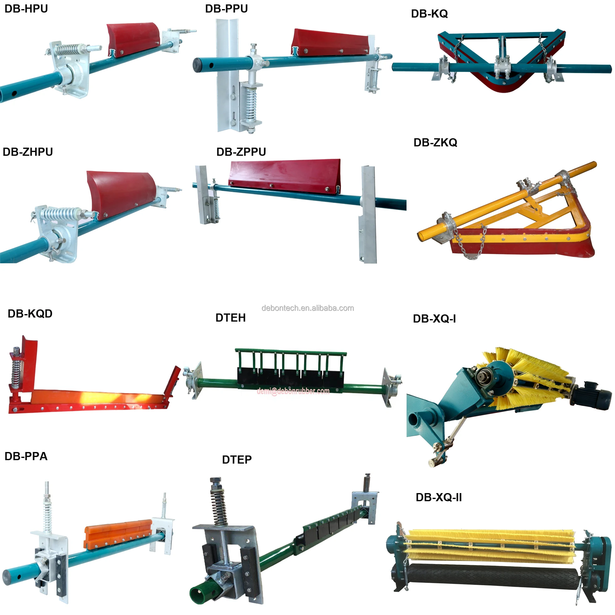 Motorless Conveyor Belt Cleaning Brush Equipment for Industrial Use ...