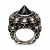 Ancient silver black