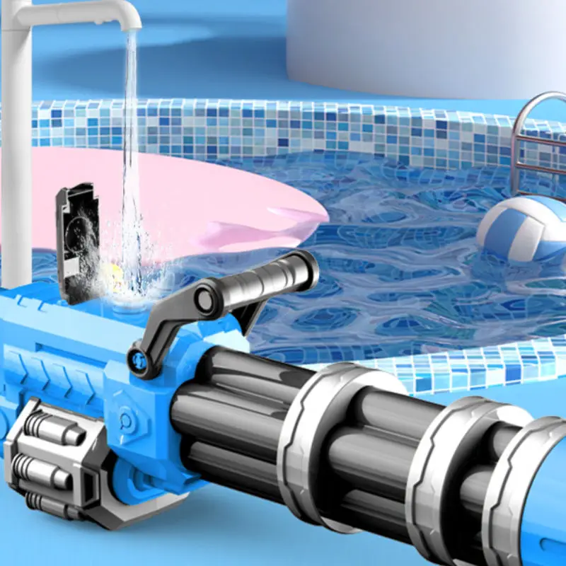 Gatling Electric Soaker Water Gun - Fun for All Ages