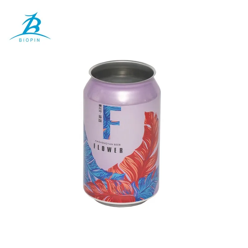 Customized Aluminium Cans  330ml 355ml  Empty Blank Aluminum Beverage Cans