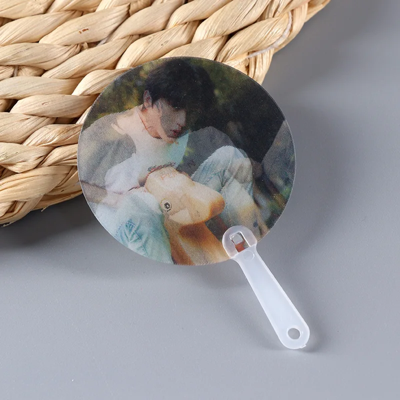 Custom Shape and logo Lenticular 3D Cartoon Concert Pattern Transparent Hand