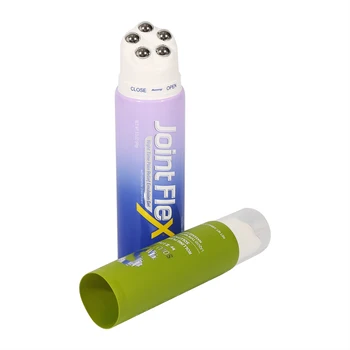Eye cream stainless steel message roll on ball tube roll on tube, massage gel roll on tube