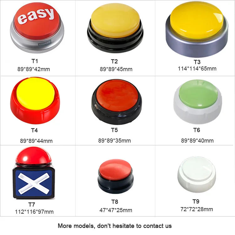 Voice Recording Button Easy Button Record 30 Seconds Talking Message ...