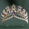 Style diamant blanc or Kc-diamant bleu foncé