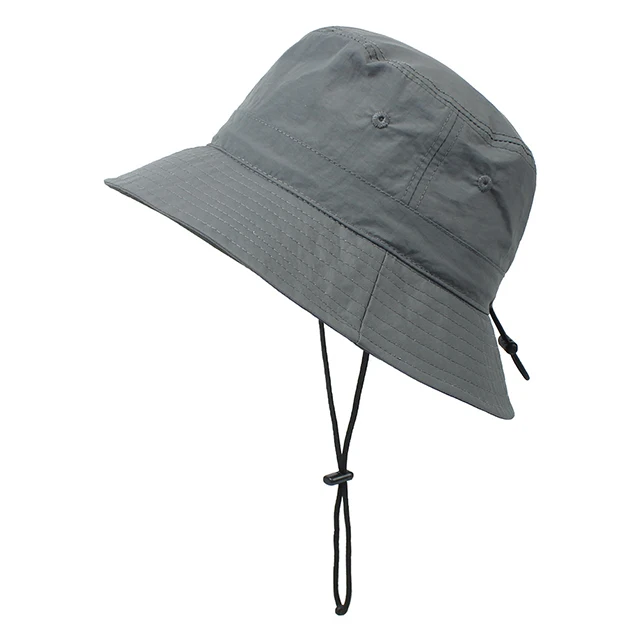 hard brim bucket hat