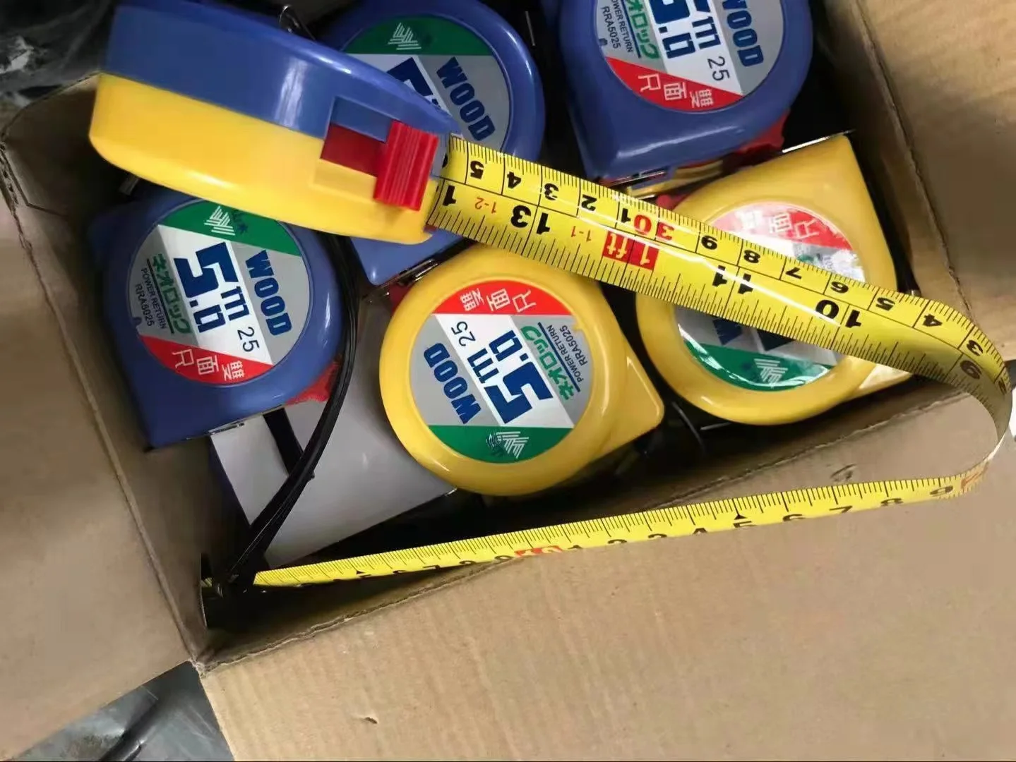 Wood Use Steel Measuring Tape 5m Similar case with Tajima Same Quality Measure Tape Steel Measure Tape