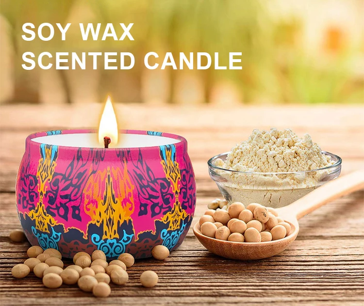 Освещение ароматизированные свечи в стеклянной банке для свечей с личным