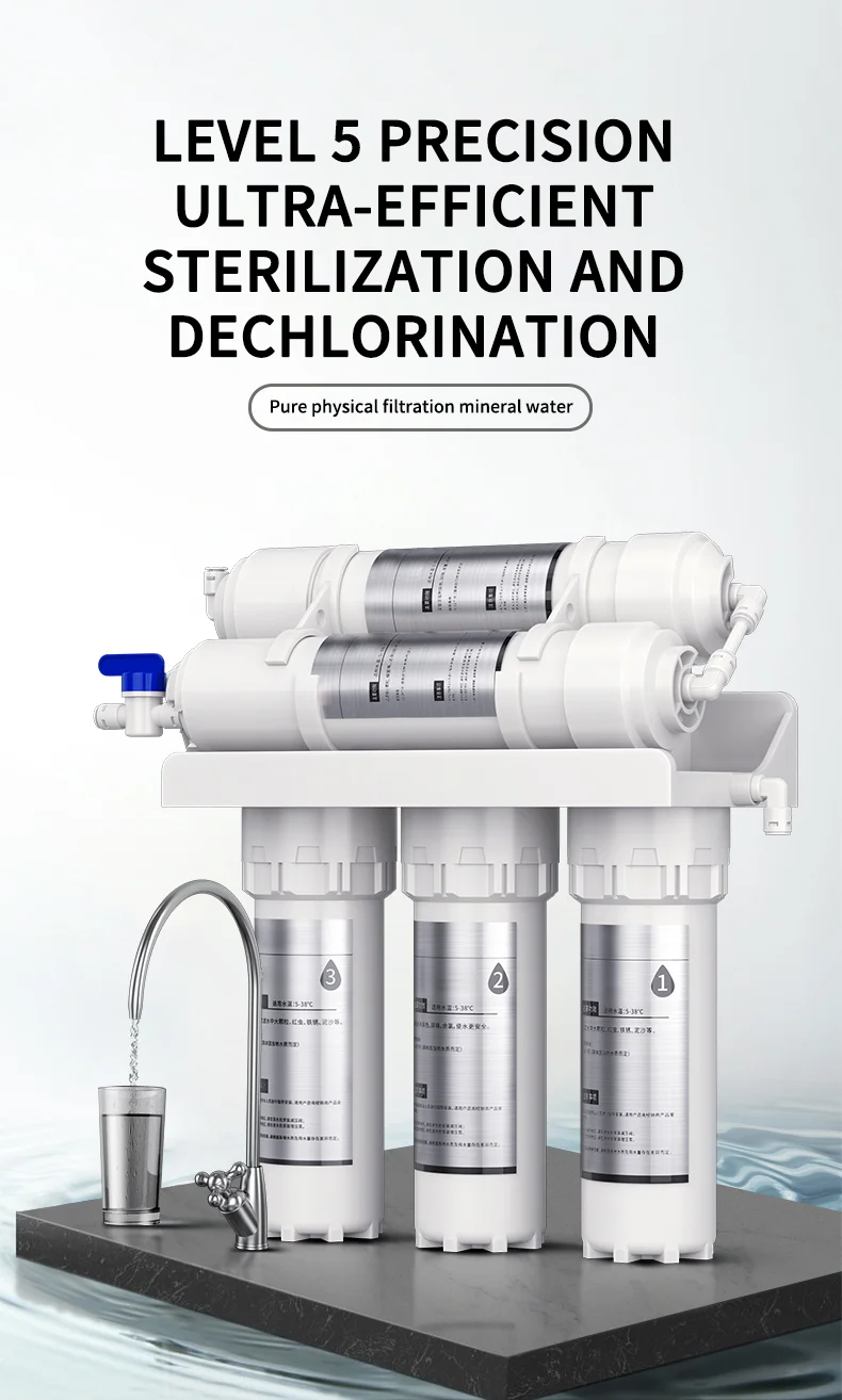 6 Stages Plastic Ceramic Water Filters Ultrafiltration Deep